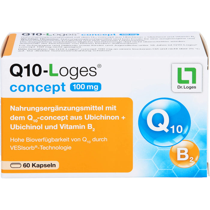 Q10-Loges concept 100 mg Kapseln, 60 St. Kapseln