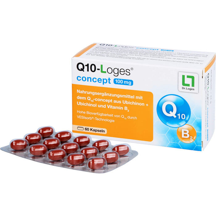 Q10-Loges concept 100 mg Kapseln, 60 pc Capsules