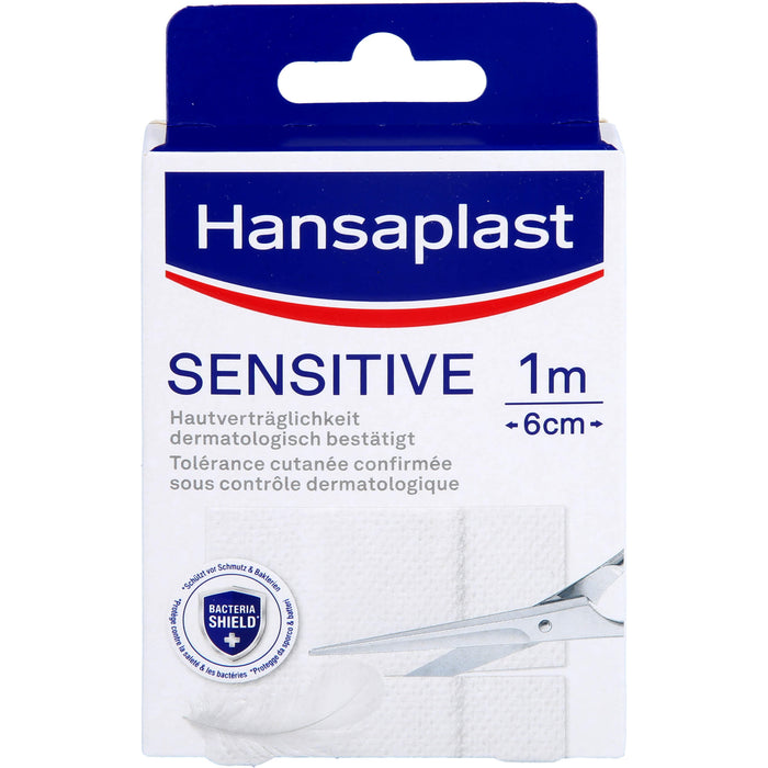 Hansaplast Sensitive Pflaster Hypoallergen 1mx6cm, 1 St. Pflaster