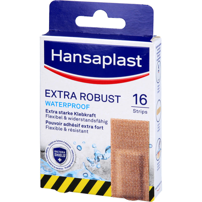 HANSAPLAST Extra Robust Waterproof, 16 pc Pansement