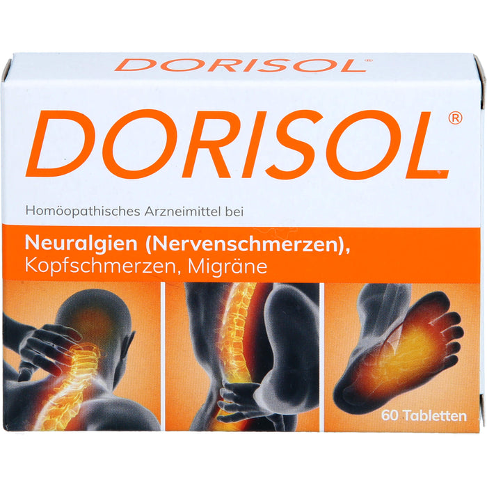 Dorisol Tabletten bei Neuralgien, Kopfschmerzen und Migräne, 60 pcs. Tablets