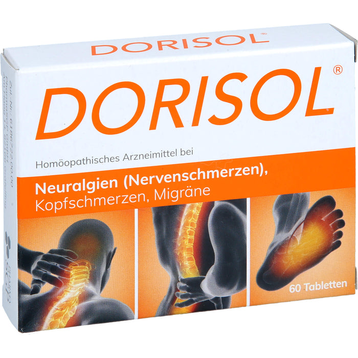 Dorisol Tabletten bei Neuralgien, Kopfschmerzen und Migräne, 60 pcs. Tablets