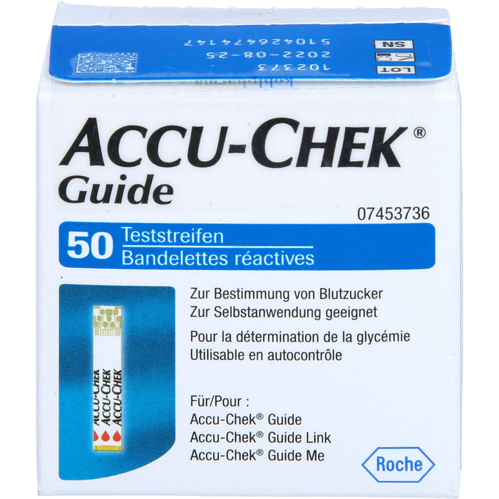 Accu-Chek Guide + Prisoma Teststreifen, 50 St TTR