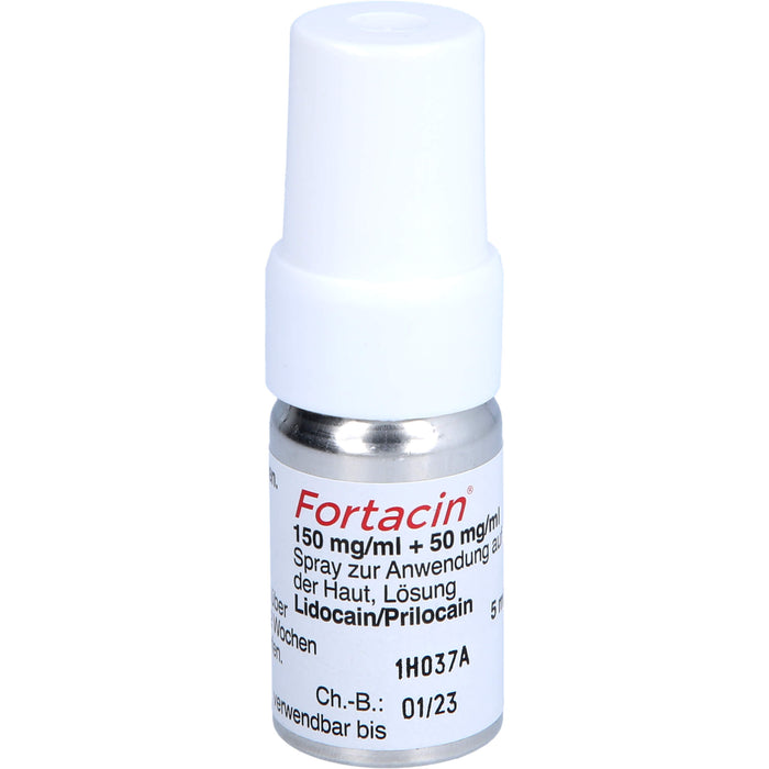 Fortacin 150 mg/ml + 50 mg/ml Spray zur Anwendung auf der Haut, Lösung, 5 ml SPR