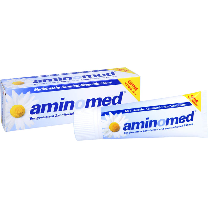 aminomed Kamillenblüten Zahncreme ohne Titandioxid, 75 ml Dentifrice