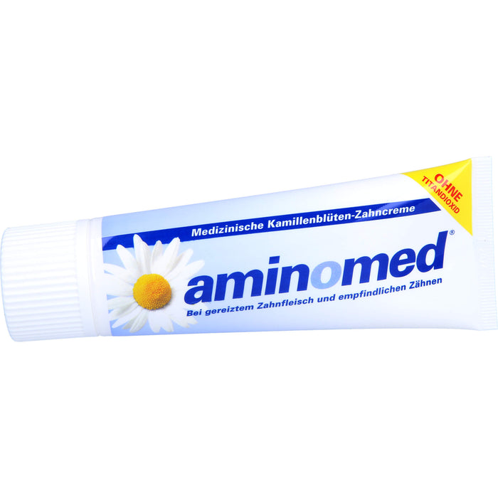 aminomed Kamillenblüten Zahncreme ohne Titandioxid, 75 ml Dentifrice