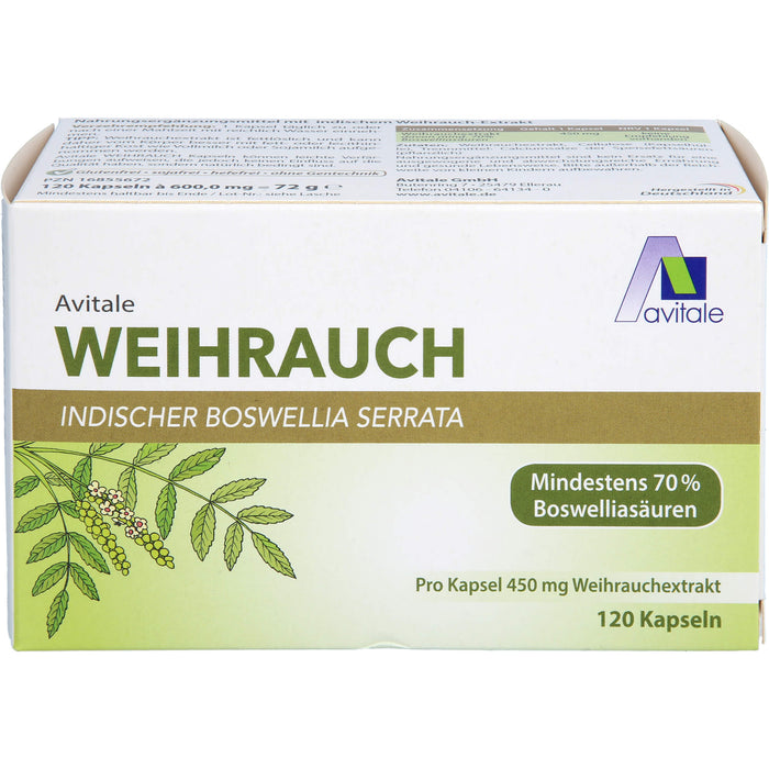 Weihrauch 450mg Boswellia Serrata, 120 St KAP