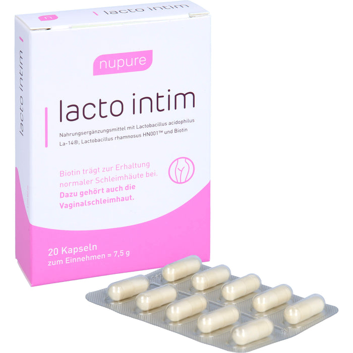 lacto intim - oral Probiotikum bei bakt. Vaginose, 20 St KMR