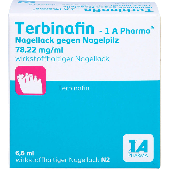 Terbinafin - 1 A Pharma Nagellack gegen Nagelpilz, 6.6 ml Lösung