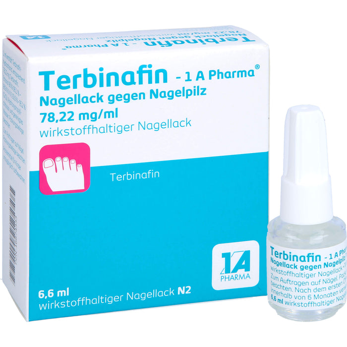 Terbinafin - 1 A Pharma Nagellack gegen Nagelpilz, 6.6 ml Solution