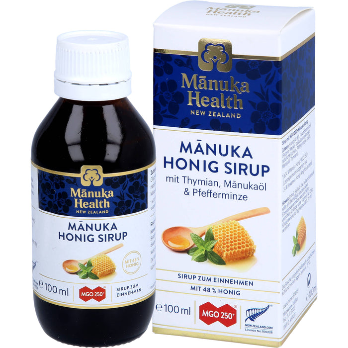 Manuka Health MGO 250+ Manuka Honig Sirup, 100 ml Solution