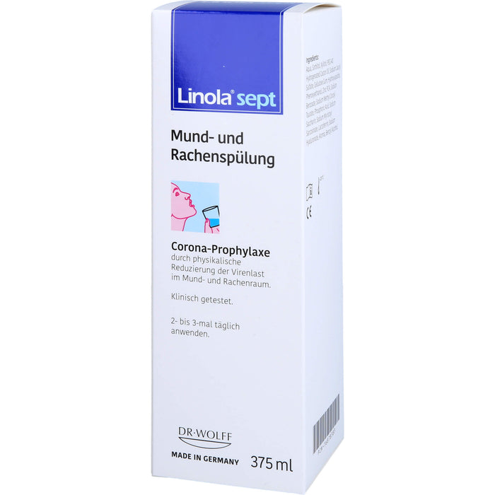 Linola sept Mund- und Rachenspülung, 375 ml Solution