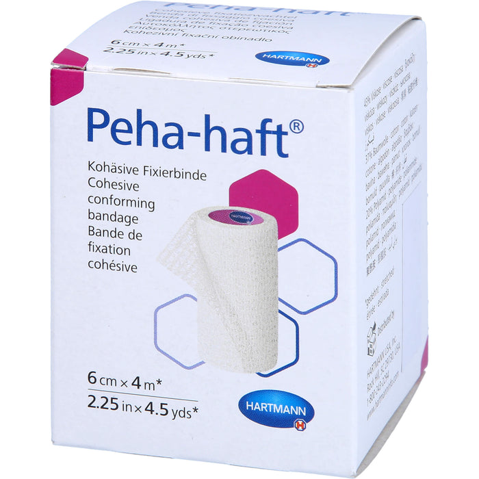 Peha Haft Fixierbinde latexfrei 6 cm x 4 m OTC, 1 pcs. Bandage