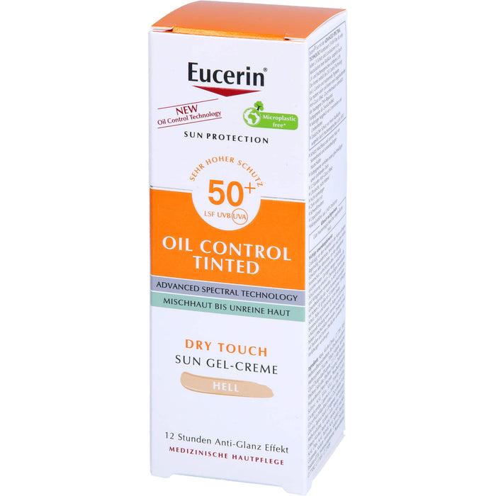 Eucerin Sun Oil C. Tinted 50+ Hell, 50 ml CRE