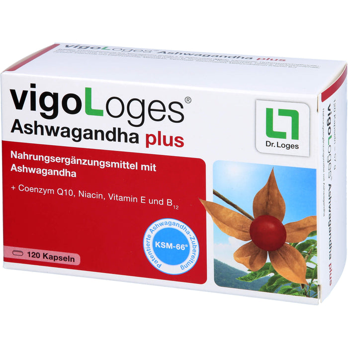 vigoLoges Ashwagandha plus Kapseln, 120 pc Capsules