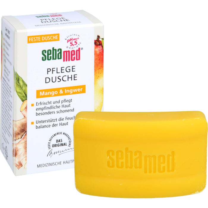 sebamed Pflege-Dusche Mango&Ingwer Feste Dusche, 100 g XPK