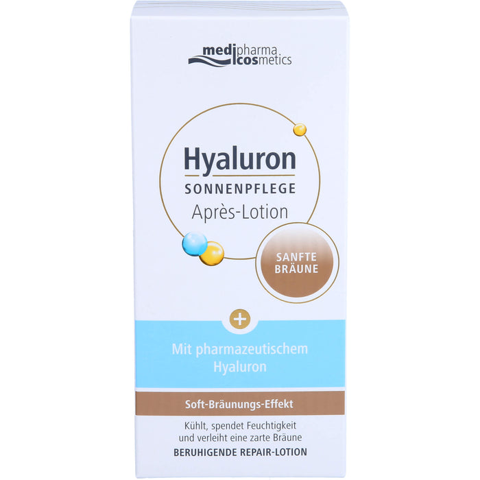 medipharma comestics Hyaluron Sonnenpflege Apres-Lotion sanfte Bräune, 150 ml Lösung