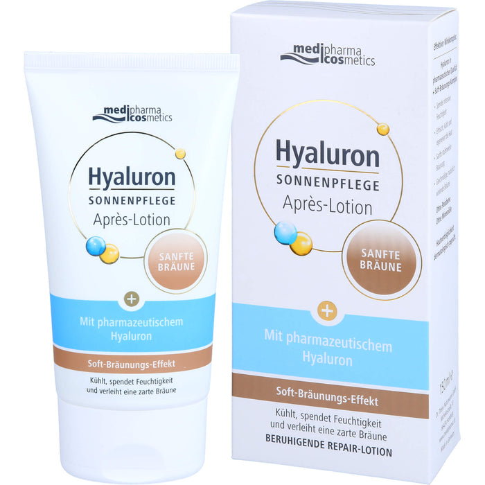 medipharma comestics Hyaluron Sonnenpflege Apres-Lotion sanfte Bräune, 150 ml Solution