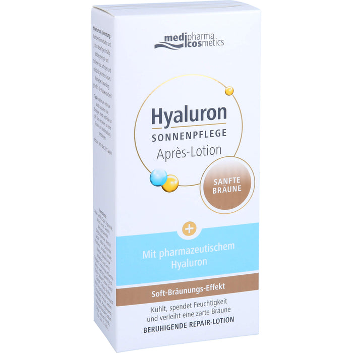 medipharma comestics Hyaluron Sonnenpflege Apres-Lotion sanfte Bräune, 150 ml Lösung