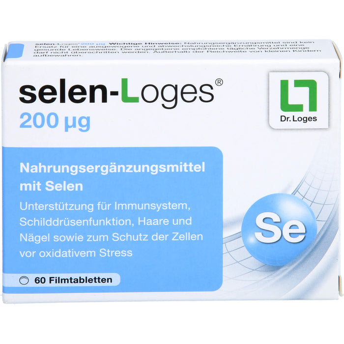 selen-Loges 200 µg Tabletten, 60 pc Tablettes