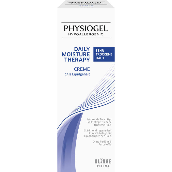 PHYSIOGEL Daily Moisture Therapy Creme für sehr trockene Haut, 75 ml Creme