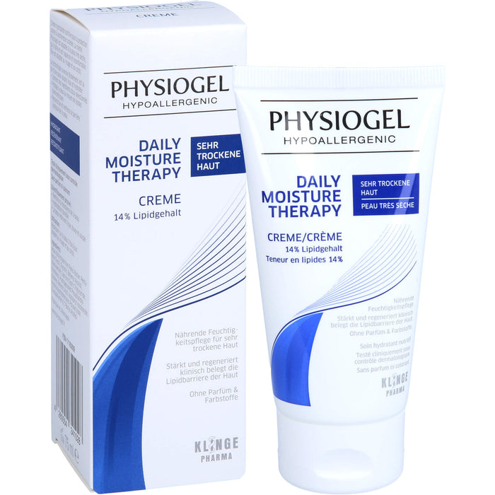 PHYSIOGEL Daily Moisture Therapy Creme für sehr trockene Haut, 75 ml Creme