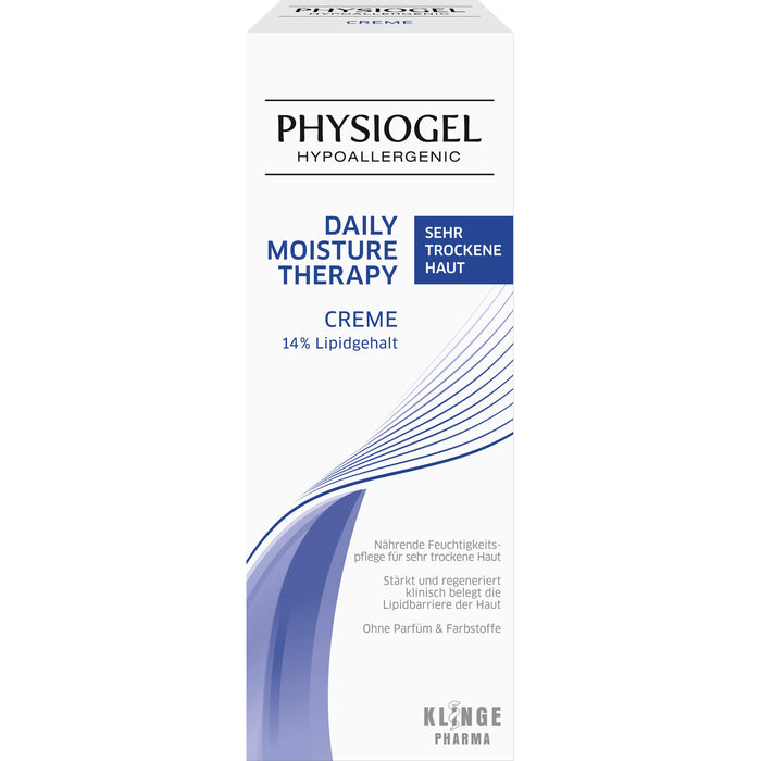 PHYSIOGEL Daily Moisture Therapy Creme für sehr trockene Haut, 150 ml Cream