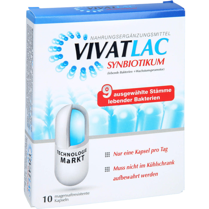 VIVATLAC Synbiotikum Kapseln, 10 pcs. Capsules