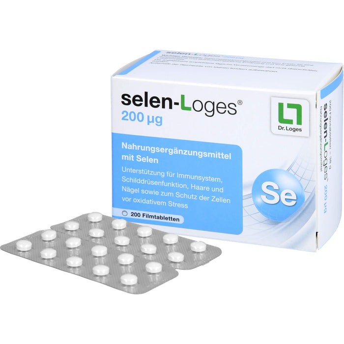 Selen-Loges 200 µg Filmtabletten, 200 pc Tablettes