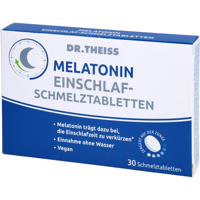 Dr. Theiss Melatonin Einschlaf-Schmelztabletten, 30 pcs. Tablets