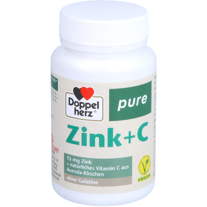 Doppelherz Zink + C pure, 60 St. Kapseln