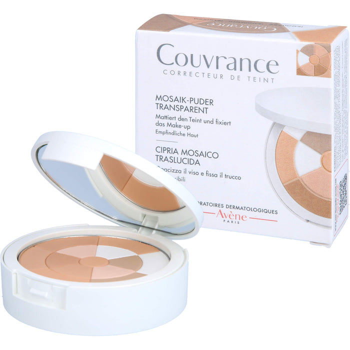 AVENE Couvrance Mosaik-Puder TRANSPARENT m. Schwäm, 10 g Puder