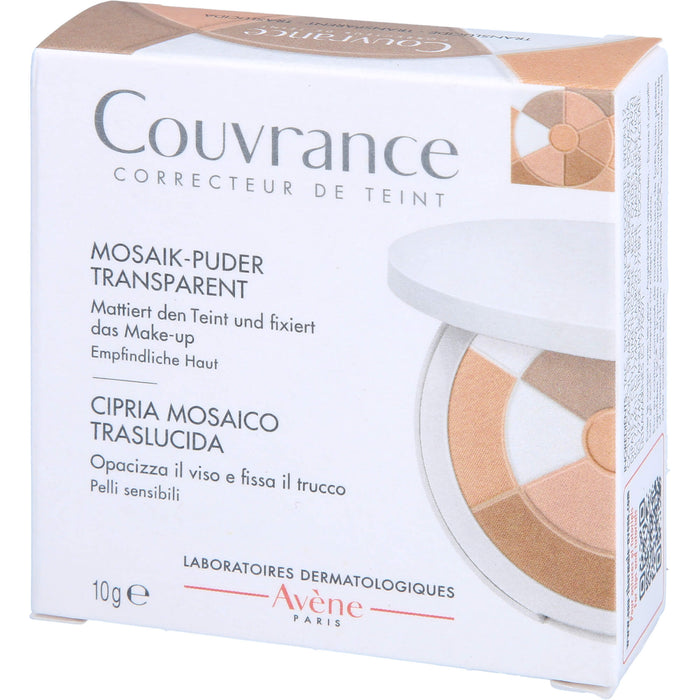 AVENE Couvrance Mosaik-Puder TRANSPARENT m. Schwäm, 10 g Puder