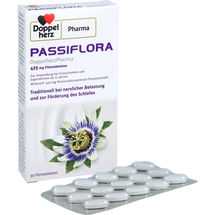 PASSIFLORA DoppelherzPharma 425 mg Filmtabletten, 30 St FTA