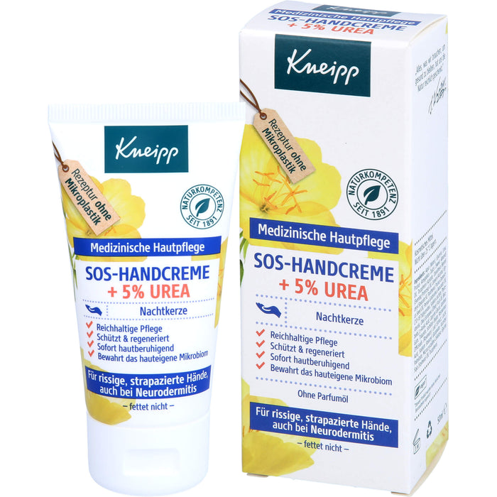 Kneipp SOS-HANDCREME + 5% UREA Nachtkerze, 50 ml CRE