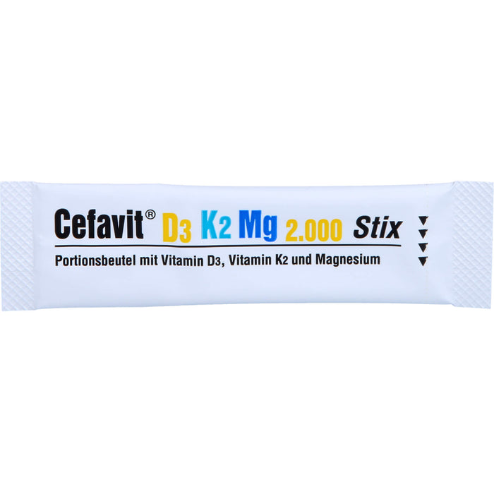 Cefavit D3 K2 Mg 2,000 I.E. Stix, 12 St GRA