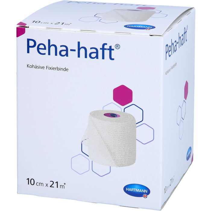 Peha-haft kohäsive Fixierbinde latexfrei 10 cm x 21 m, 1 pc Bandage