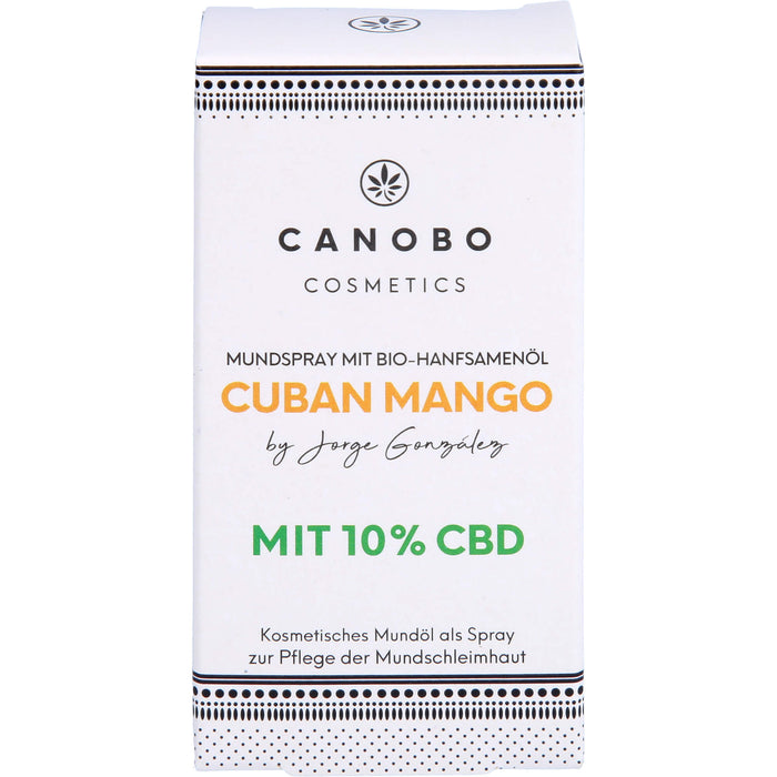 Canobo Bio CBD 10% Cuban Mango Mundspray, 10 ml SPR