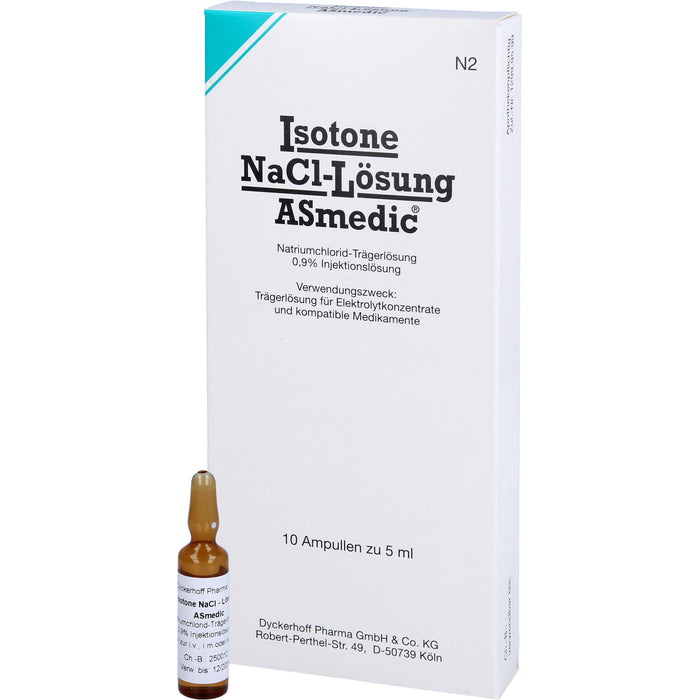 Isotone Nacl Loesu Asmedic, 10X5 ml ILO