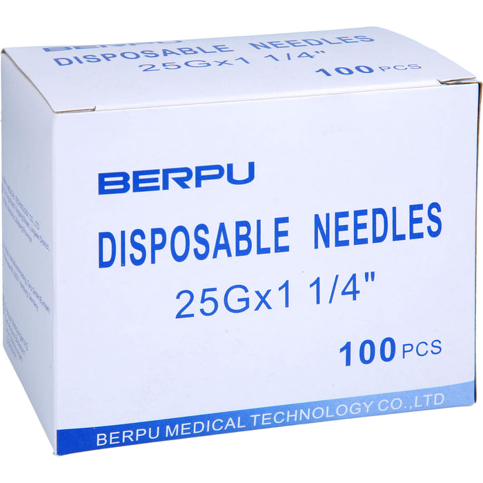 Berpu Standard Kanüle 25 G 30 mm, 100 St KAN