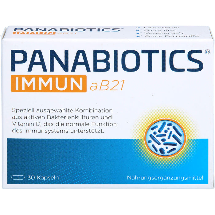 PANABIOTICS IMMUN aB21 Kapseln zur Unterstützung des Immunsystems, 30 pcs. Capsules