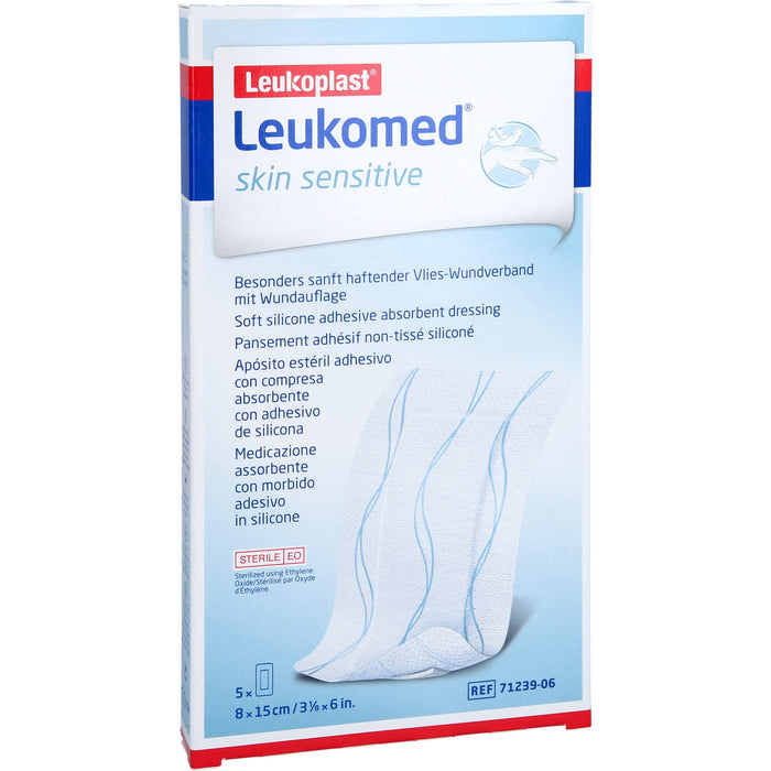 Leukomed skin sensitive steril 15 x 8cm, 5 St PFL