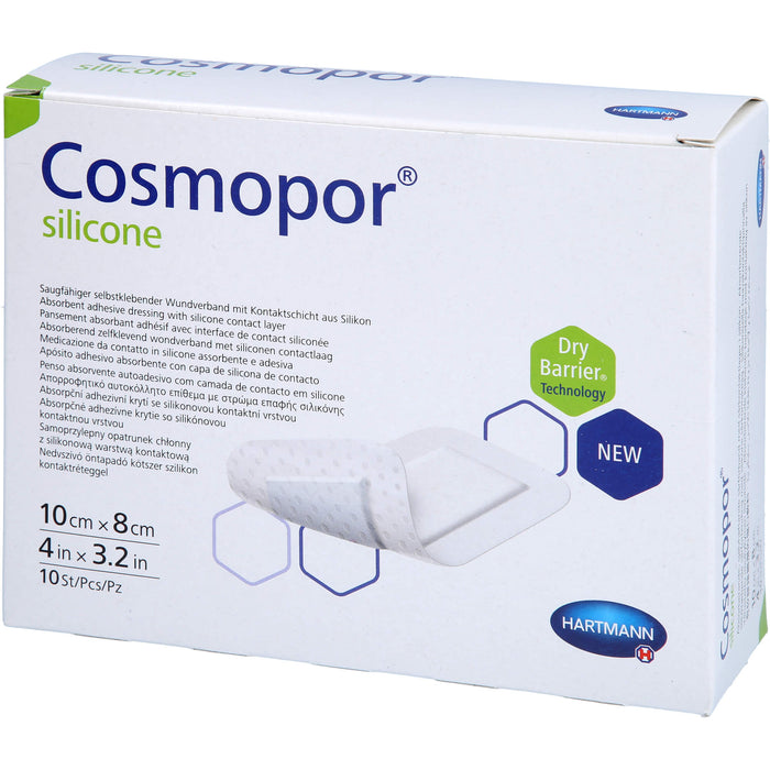 Cosmopor silicone 10x8cm P10, 10 St VER