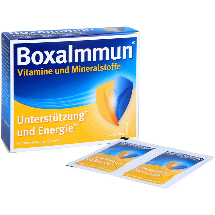 BoxaImmun Vitamine und Mineralstoffe Beutel, 12 St. Beutel