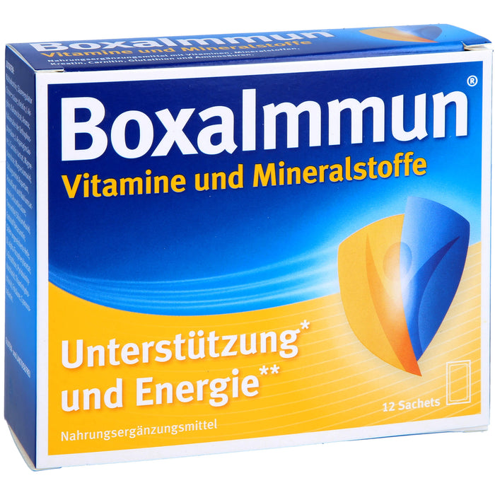 BoxaImmun Vitamine und Mineralstoffe Beutel, 12 pc Sachets