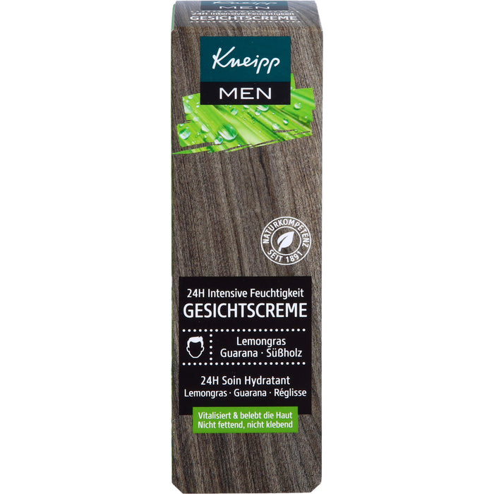 Kneipp MEN 24H Intensive Feuchtigkeit Gesichtscre., 50 ml CRE