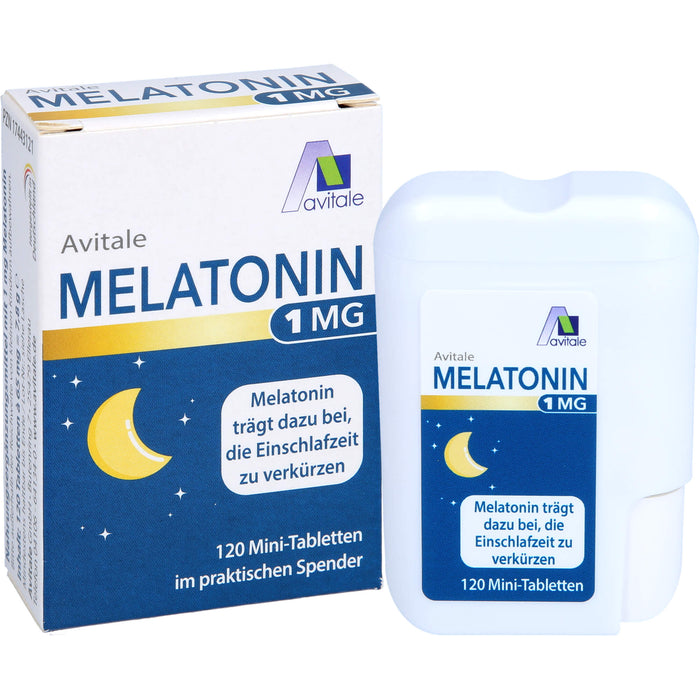 Melatonin 1mg Mini-Tabletten im Spender, 120 St TAB