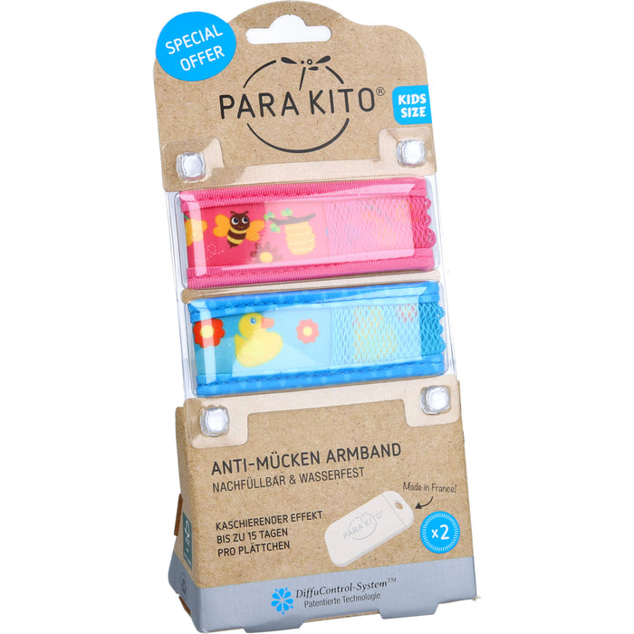 Para'Kito Anti-Mücken Armband Kids Doppelpack, 1 P