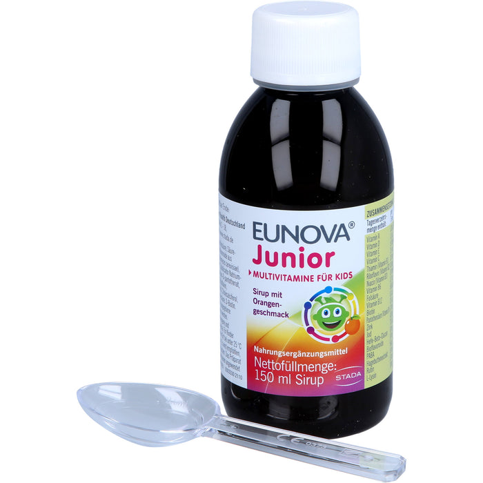 Eunova Junior Sirup Multivitamine für Kids, 150 ml Solution