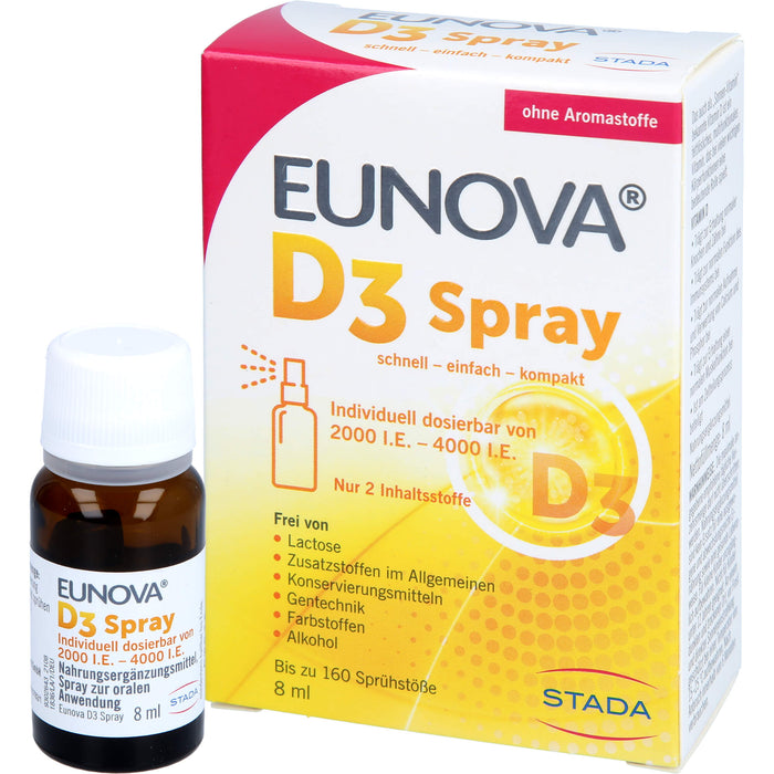 EUNOVA Vitamin D3 Spray, 8 ml SPR